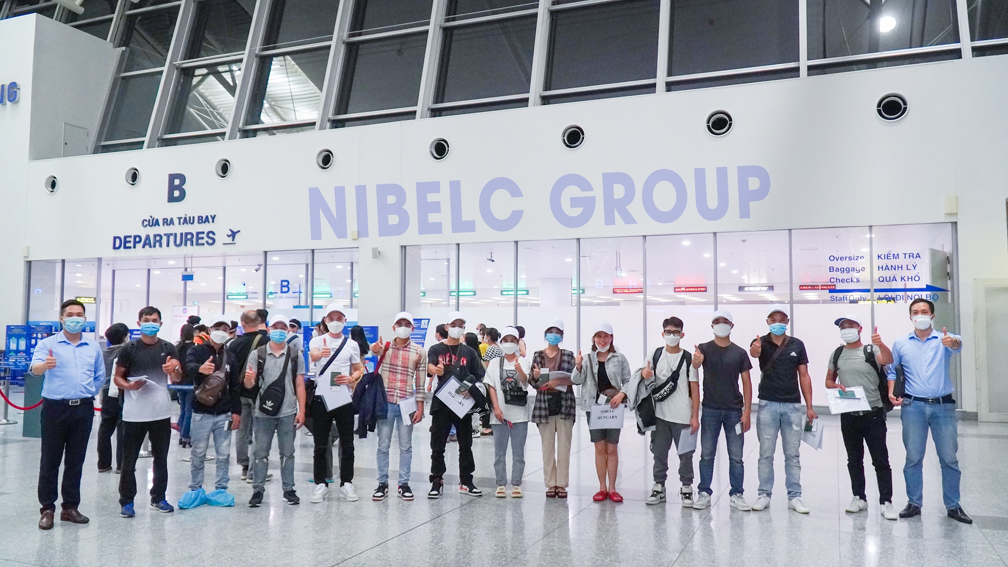 Tuần 34/2021 - Đoàn lao động của Nibelc Group tiếp tục xuất cảnh đi làm việc tại Hungary và Ba Lan