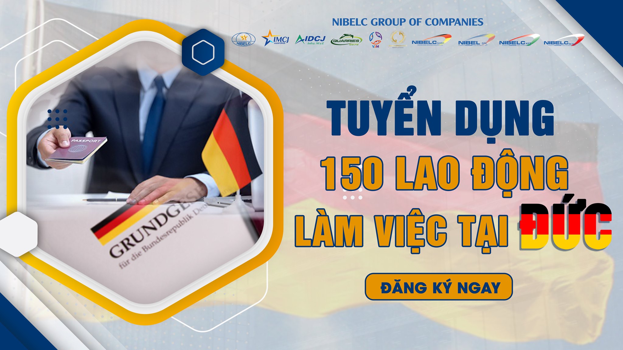 Nibelc Group - TUYỂN DỤNG 150 LAO ĐỘNG LÀM VIỆC TẠI ĐỨC