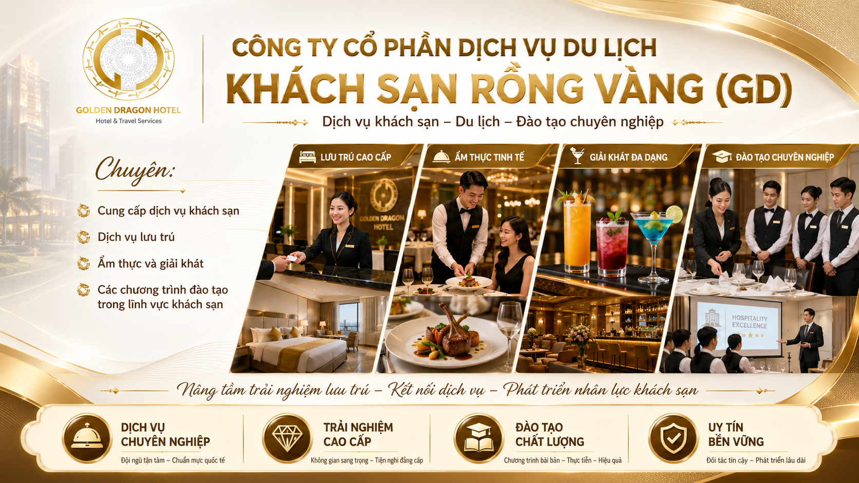 GOLDEN DRAGON HOTEL AND TOURISM SERVICES JOINT STOCK COMPANY (GD)<br>2016
